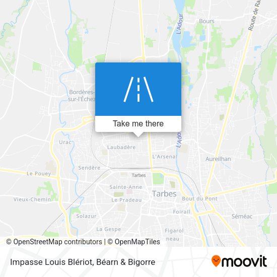 Impasse Louis Blériot map