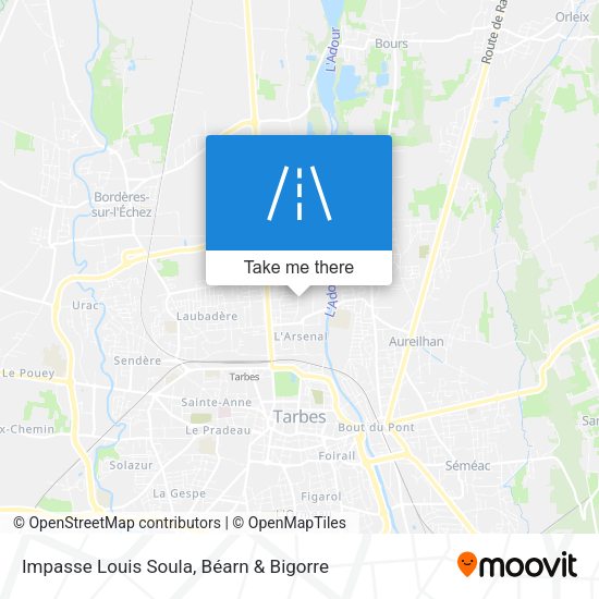 Impasse Louis Soula map