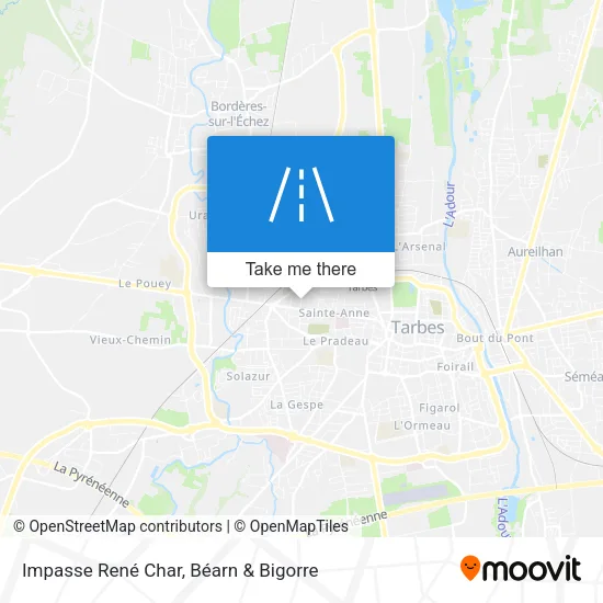 Impasse René Char map