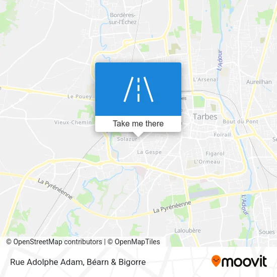 Rue Adolphe Adam map