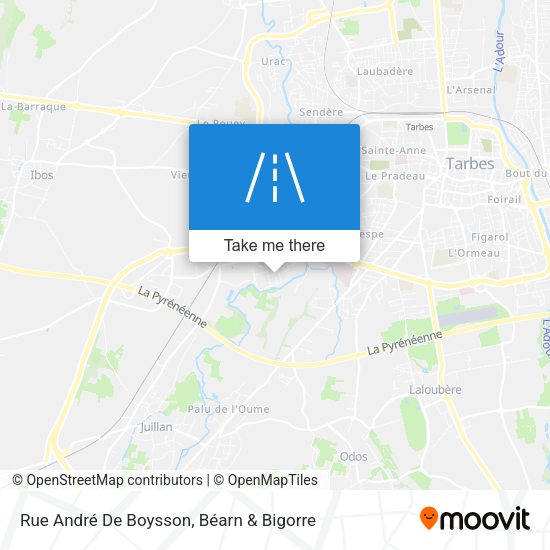 Rue André De Boysson map