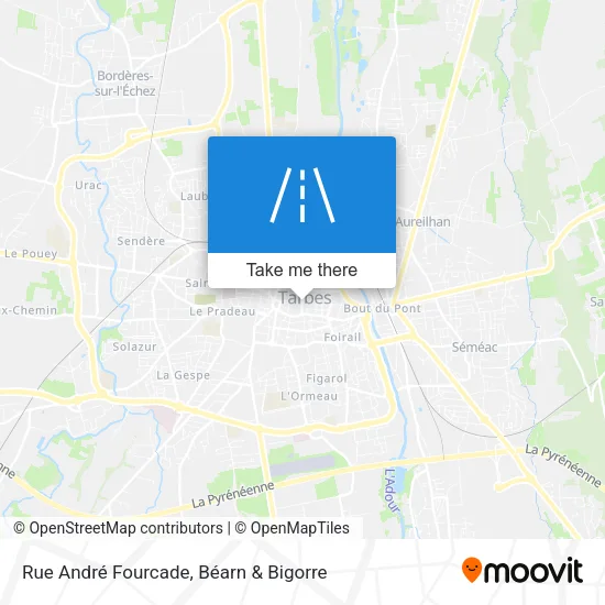 Rue André Fourcade map