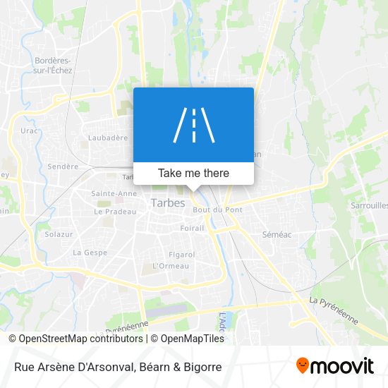 Rue Arsène D'Arsonval map