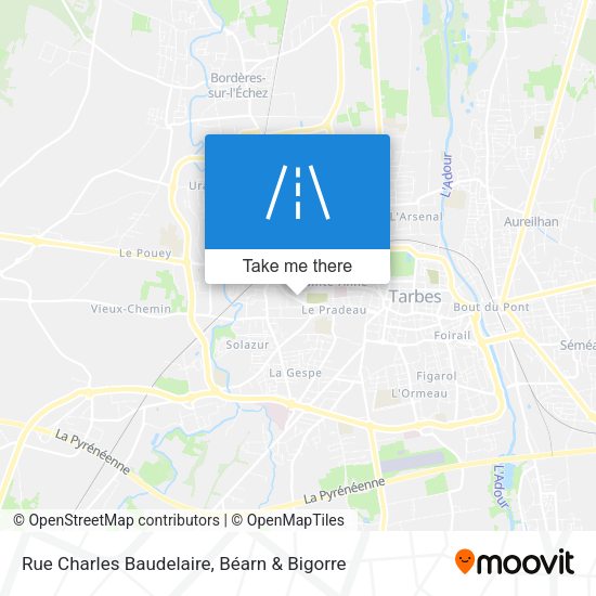 Rue Charles Baudelaire map