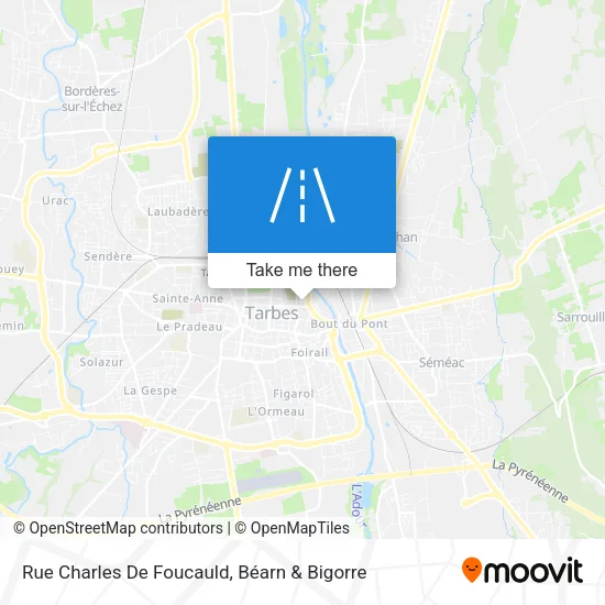 Rue Charles De Foucauld map