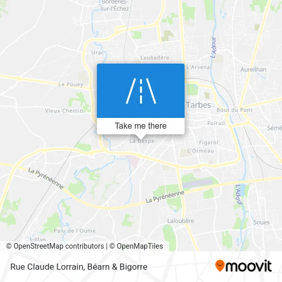 Rue Claude Lorrain map