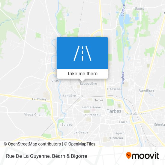 Rue De La Guyenne map