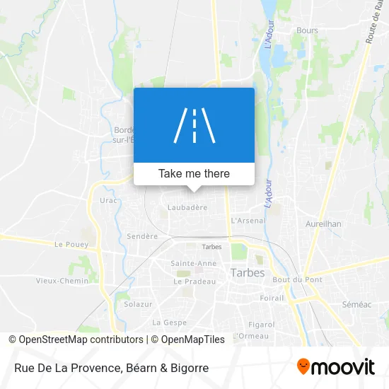 Rue De La Provence map