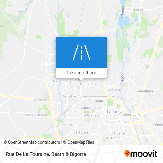 Rue De La Touraine map