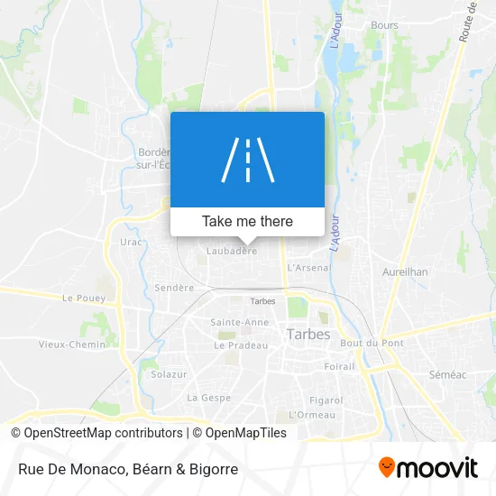 Rue De Monaco map