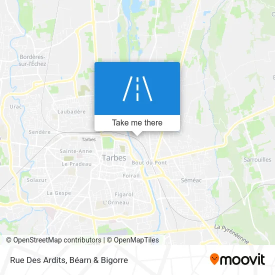 Rue Des Ardits map