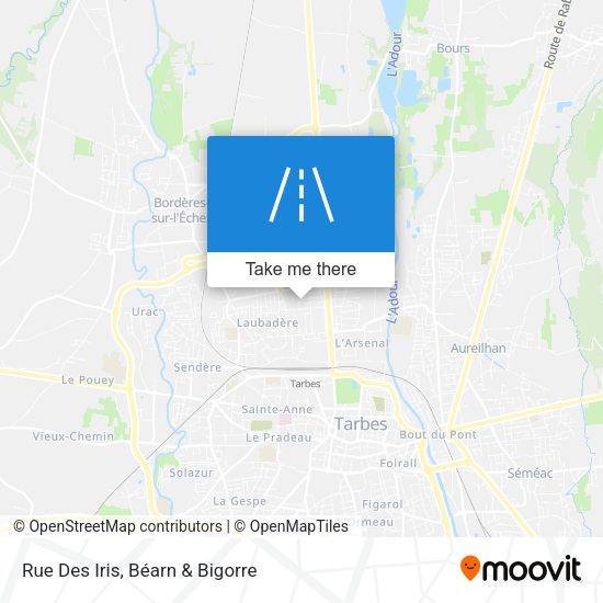 Rue Des Iris map