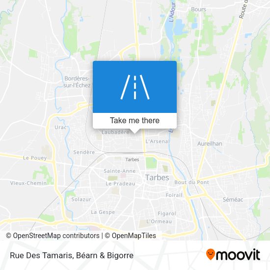 Rue Des Tamaris map