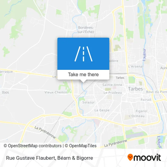 Rue Gustave Flaubert map