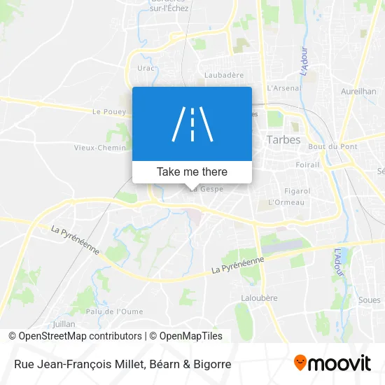 Rue Jean-François Millet map