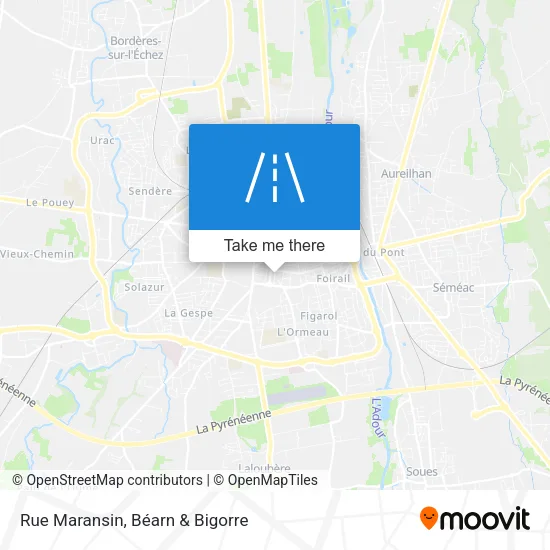Rue Maransin map