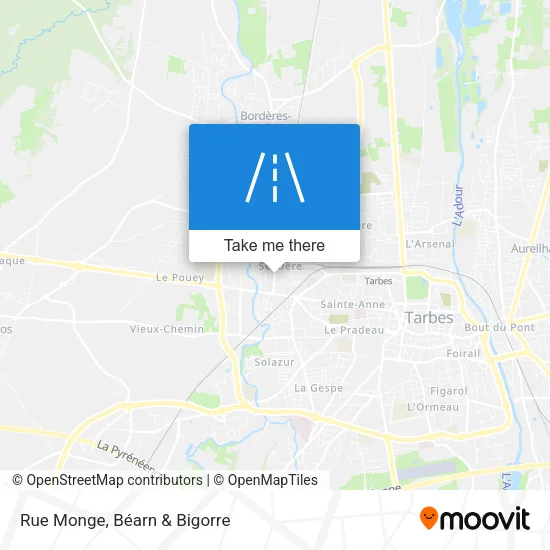 Rue Monge map