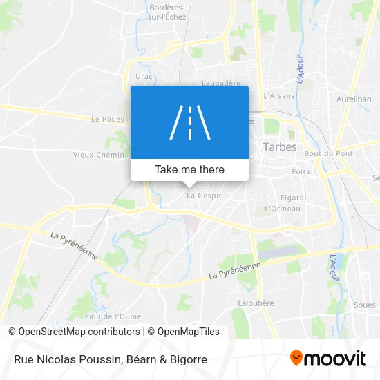 Rue Nicolas Poussin map