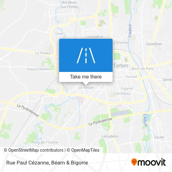 Rue Paul Cézanne map