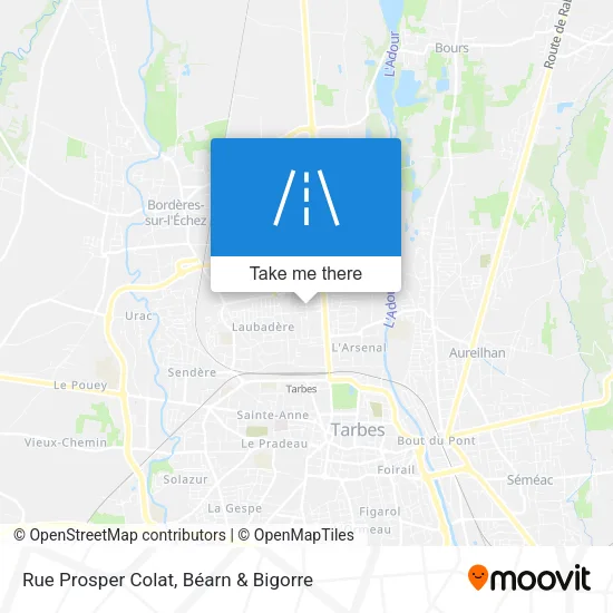 Rue Prosper Colat map