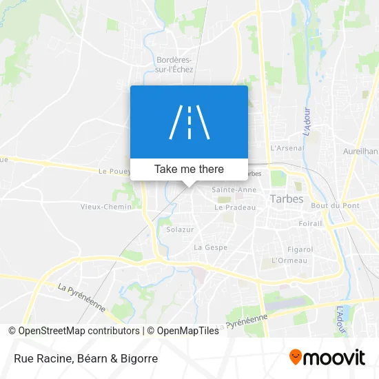 Rue Racine map