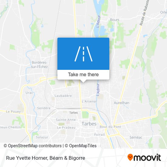 Rue Yvette Horner map
