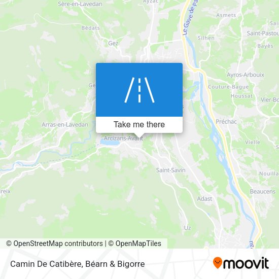 Camin De Catibère map