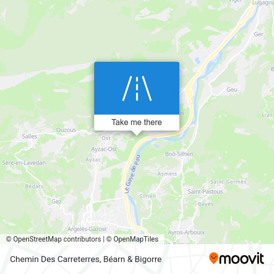 Chemin Des Carreterres map