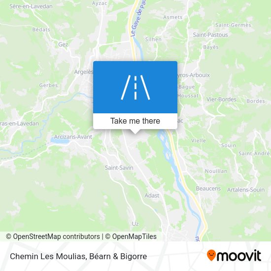 Chemin Les Moulias map