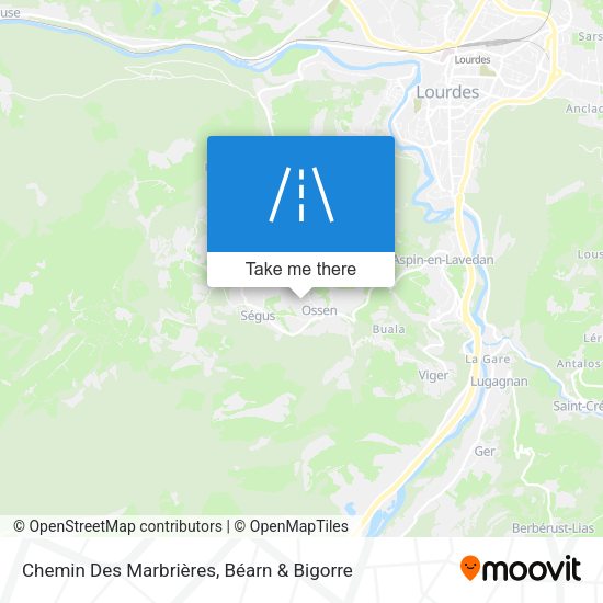 Chemin Des Marbrières map
