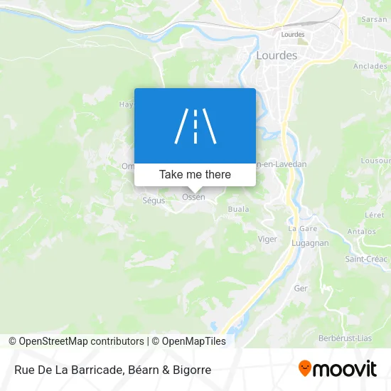 Rue De La Barricade map