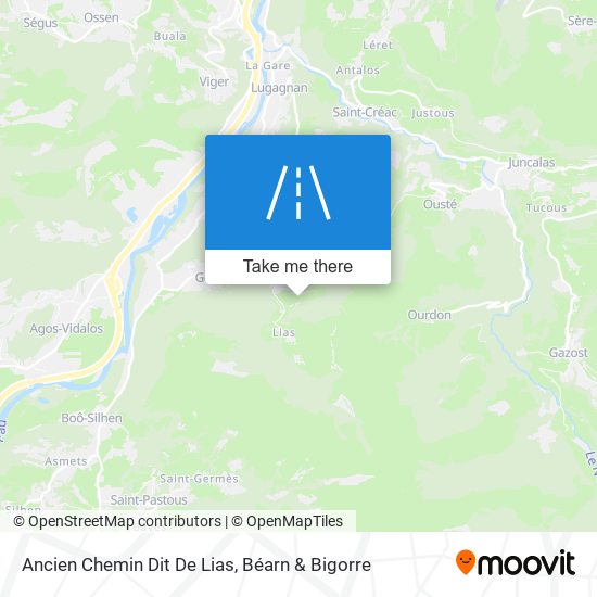 Ancien Chemin Dit De Lias map