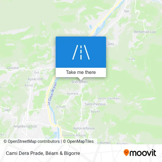 Cami Dera Prade map