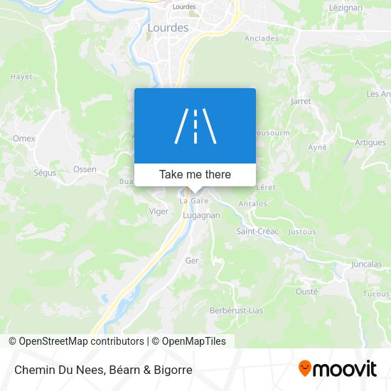 Chemin Du Nees map