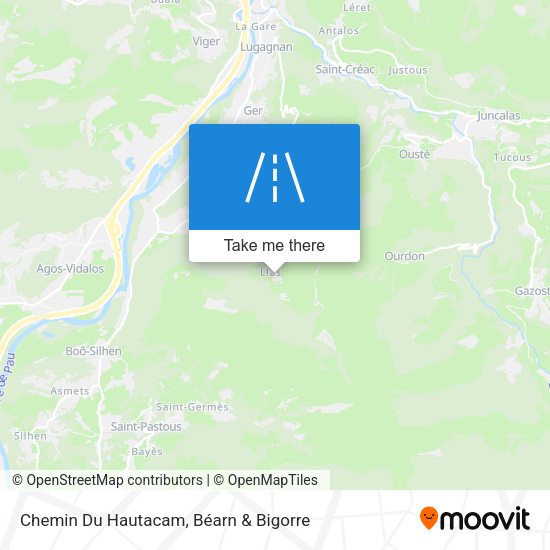 Chemin Du Hautacam map