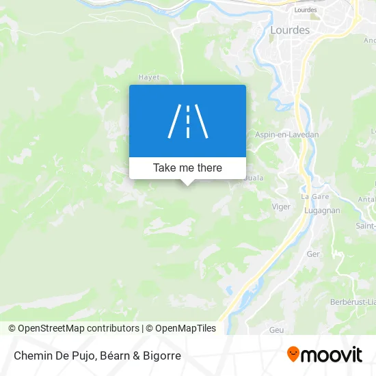 Chemin De Pujo map