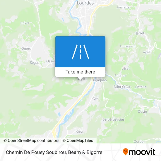 Chemin De Pouey Soubirou map