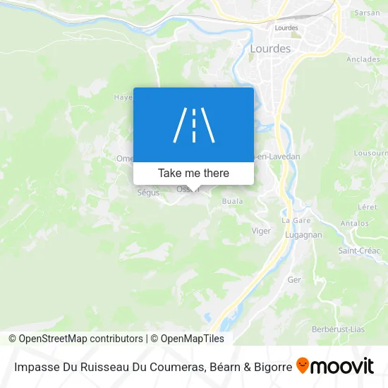 Impasse Du Ruisseau Du Coumeras map