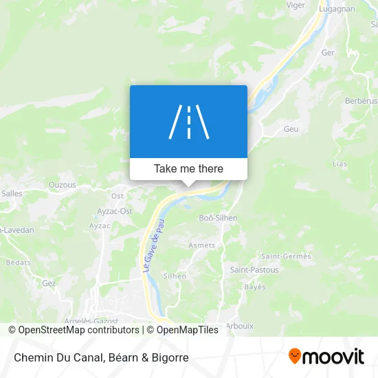 Chemin Du Canal map