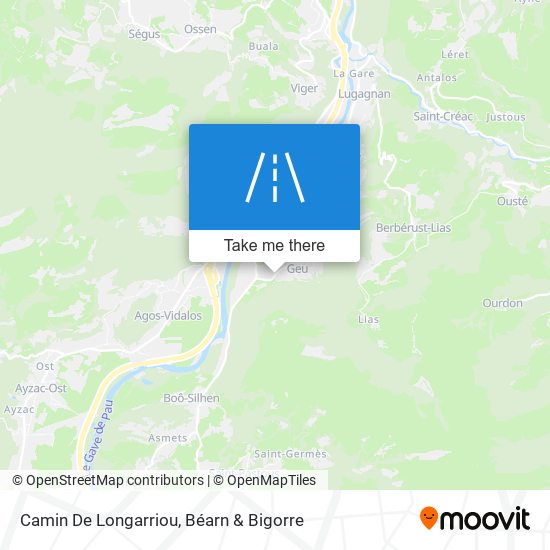 Camin De Longarriou map