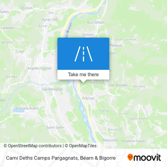 Cami Deths Camps Pargagnats map