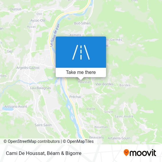 Cami De Houssat map
