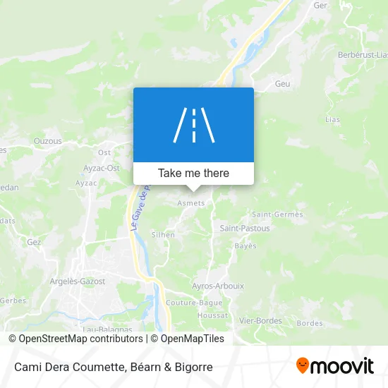 Cami Dera Coumette map