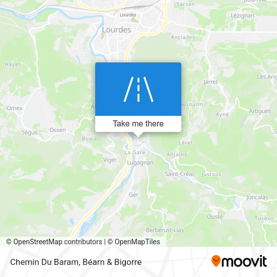Chemin Du Baram map