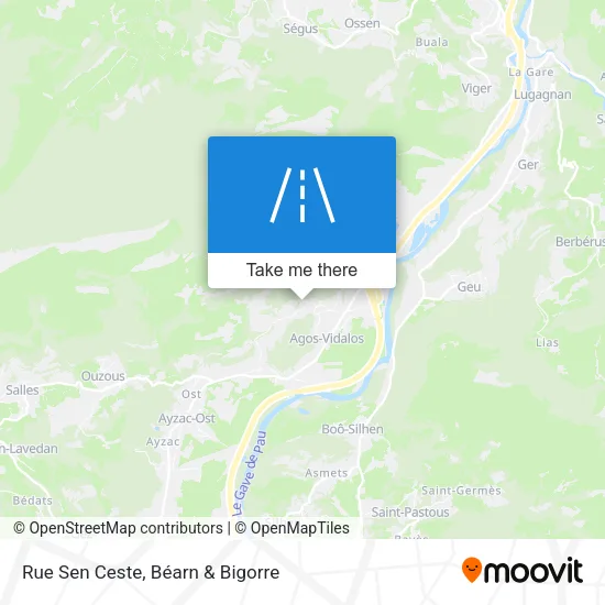 Rue Sen Ceste map