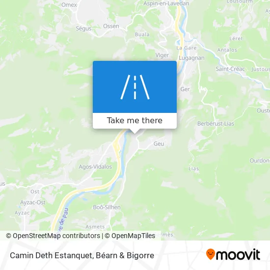 Camin Deth Estanquet map