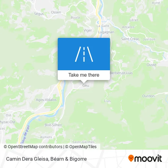 Camin Dera Gleisa map