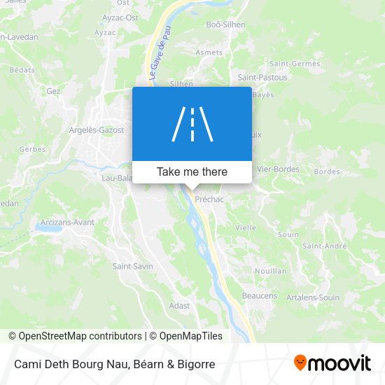 Cami Deth Bourg Nau map