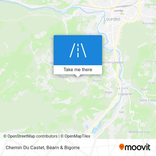 Chemin Du Castet map