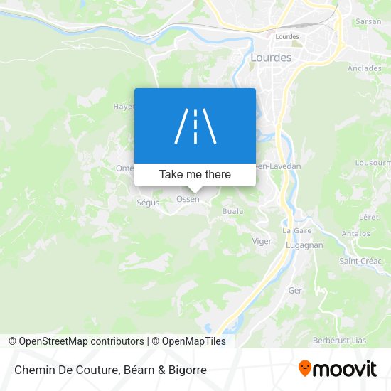 Chemin De Couture map